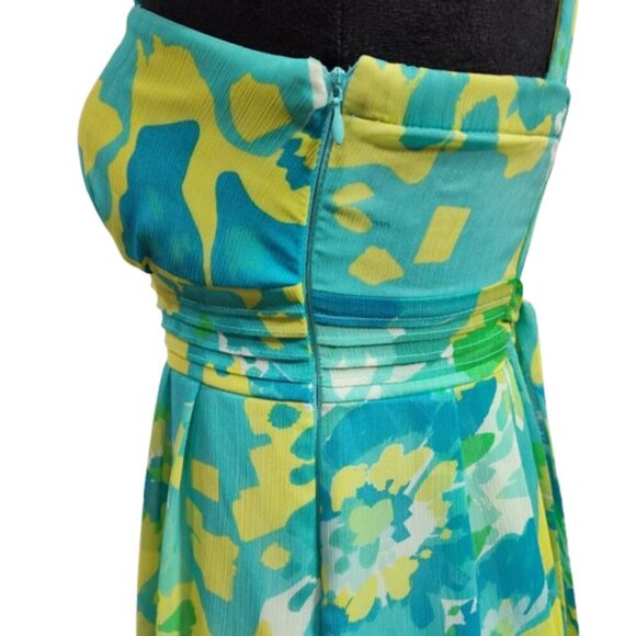 I.N. San Francisco Sleeveless Abstract Print Mini Summer Dress Women's Size 5 - Picture 7 of 10